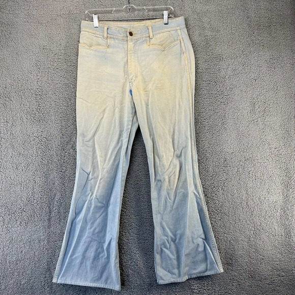 Vintage Ste LVCIE Jeans Women's 36 Blue Bell Bottoms Light Wash